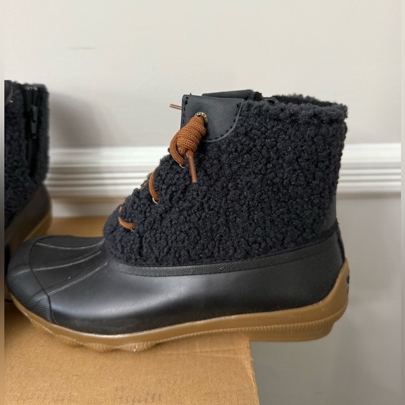 New NIB SPERRY SHERPA RAIN SNOW DUCK BOOTS 7 $89 - Picture 2 of 8